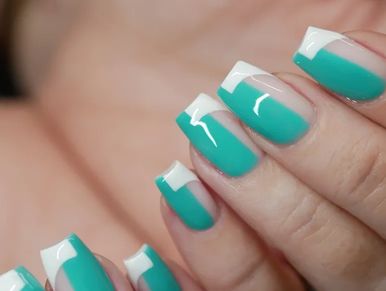 gel nails with nail art