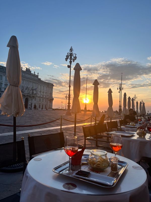 Sunset in Trieste