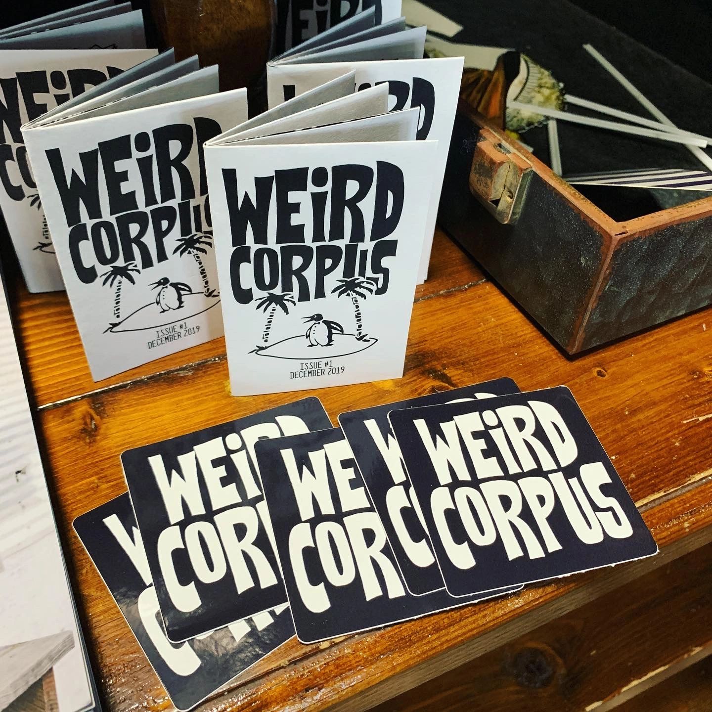 Weird Corpus Local art zine micro zine artist underground small business magazine indie microzine