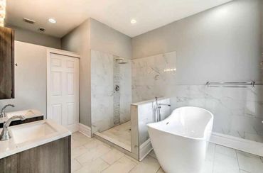 Russell master bathroom