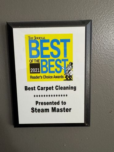 Best of the Best Award 2021 Best Carpet Cleaner Readers Choice Awards