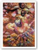 This is an original art print :
Links and Lineage by Paul Goodnight