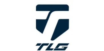 Logo with stylized letters T and G above TLG text.