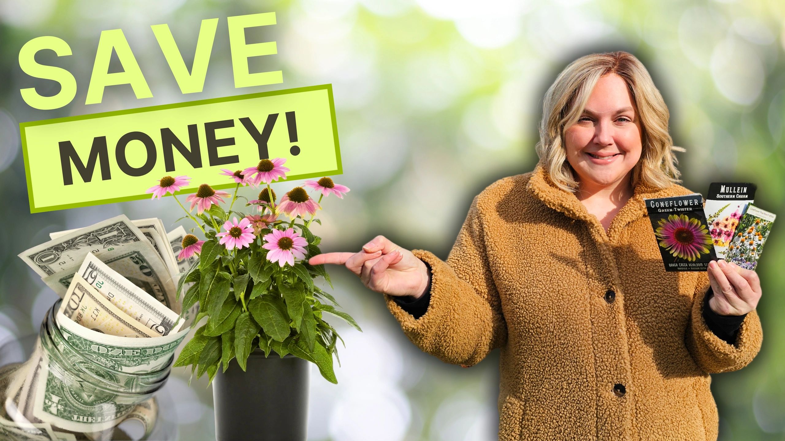 Steph from Hooked and Rooted Budget Gardening Thumbnail