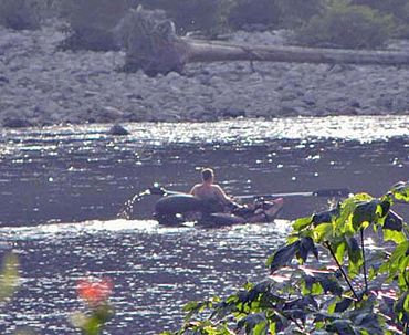 boat on the Skykomish River