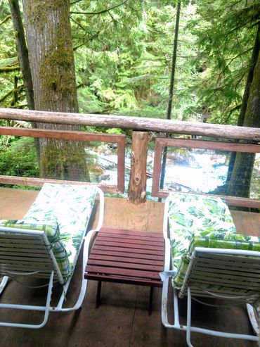 late fall Index Creek cascading below Harmony Lodge