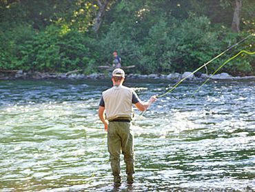 flyfish on the very nearby Skykomish River