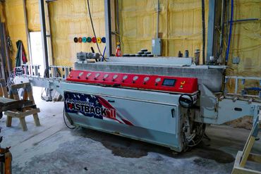 Machinery used to polish the edges of your countertops.