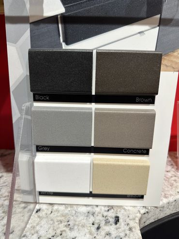 Composite sink color options from Karran.