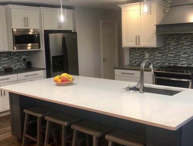 Kitchen with Quartz Counter-tops