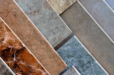 Examples of ceramic and porcelain tile