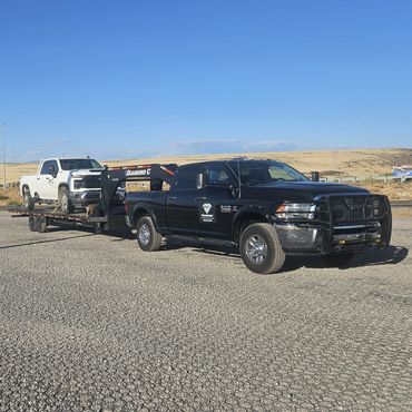 Pickup truck hot shot transportation