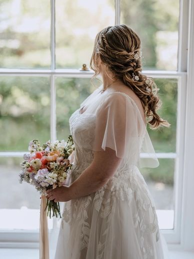 Cornwall wedding hair