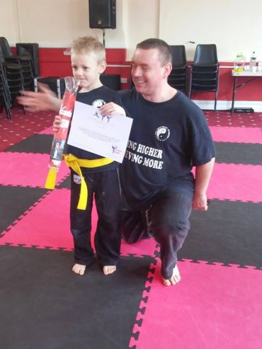 Proud Martial Arts Moment at Confidence Academy Martial Arts School Coalville