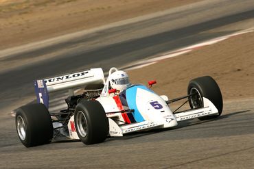 A racing car on a track