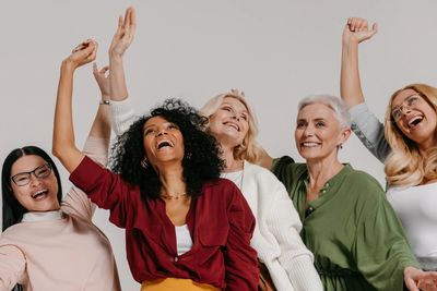 menopause women celebrating resources and treatment and options and support for menopause symptoms