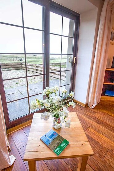 view from living room in Muran Cottage