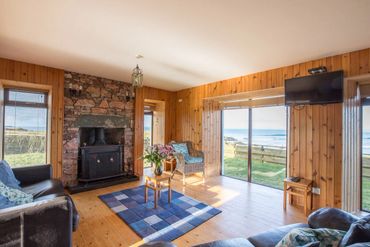 Living Room at Traigh Beach Cottage on Islay
