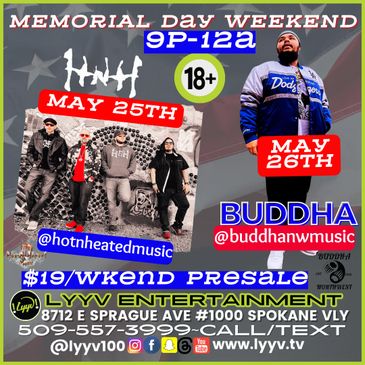 Memorial Day Weekend Flyer for Lyyv