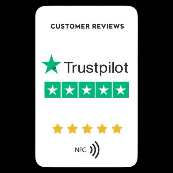 Trust Pilot Review Us NFC Business card. Get Glowing Reviews in a Tap: Trust pilot Card