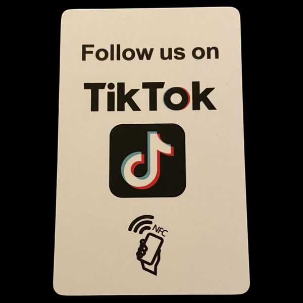 TikTok NFC Cards: Go Viral in a Tap: Unleash the Power of Your TikTok. Available at Netzwork.me