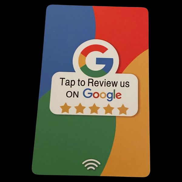 Get 5-Star Reviews Like Magic with the Google Review NFC Card! Available now at Netzwork.me