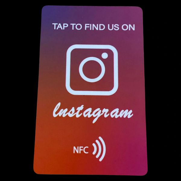 instagramsocial media nfc business cards on sale now at netzwork.me digital marketing services