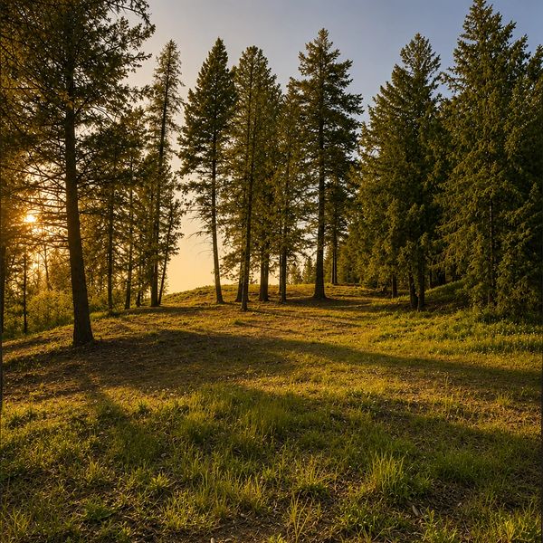Healthy forest and vegetation following selective forest management in Fernie, BC
