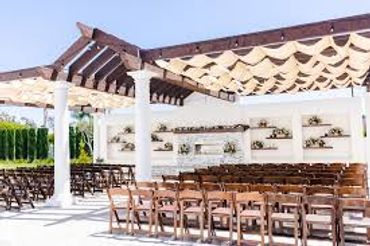 Outdoor wedding ceremony venue located in Long Beach, California
