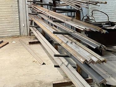 Angle Iron, Round Stock