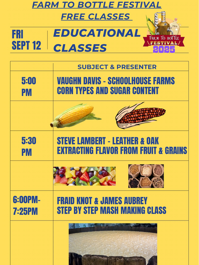 Friday Educational Classes