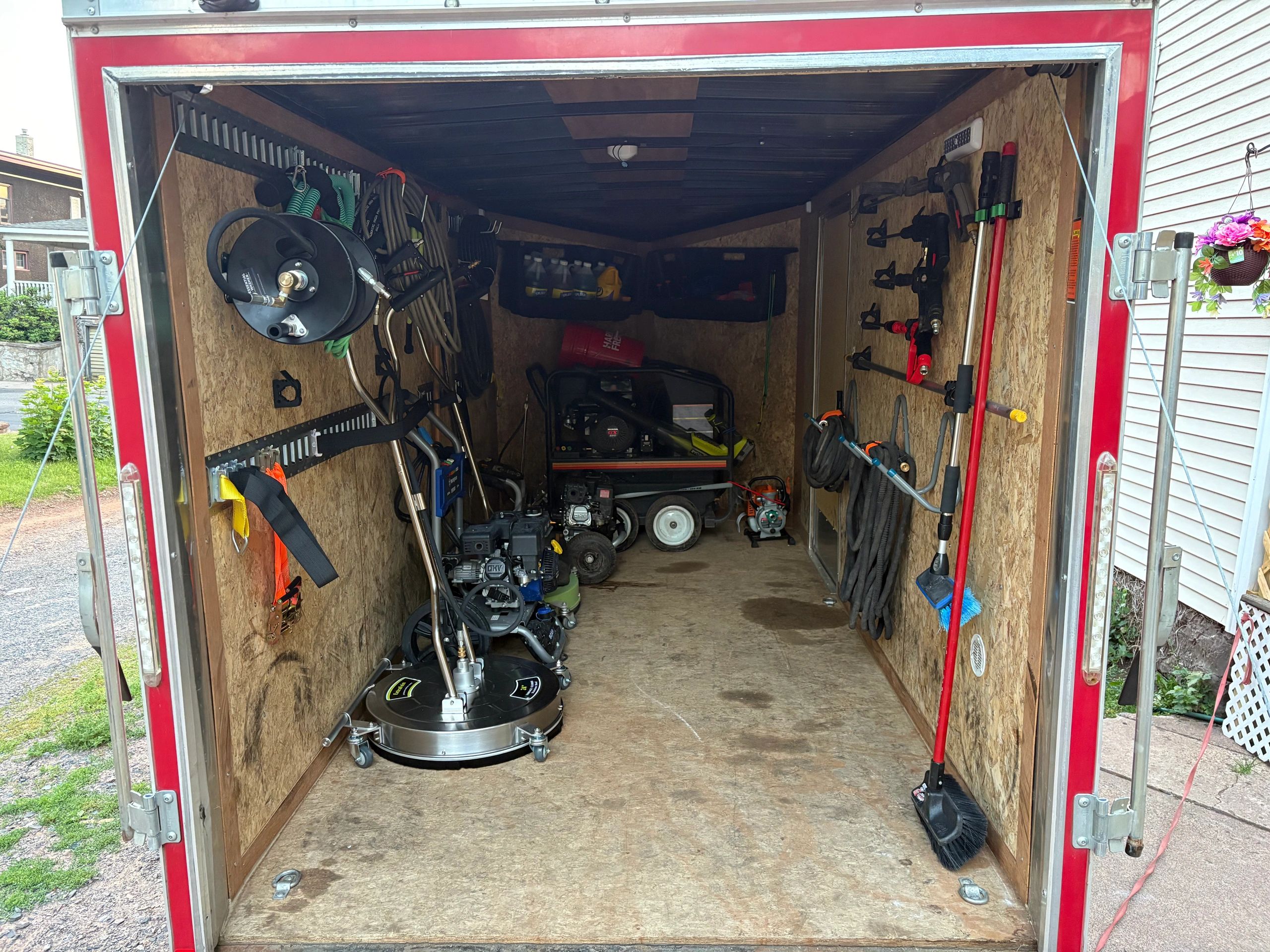 We are fully mobile setup! Can bring water to areas where it is not accessible.