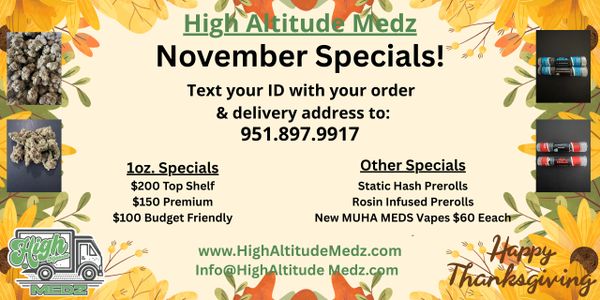 November Specials!
