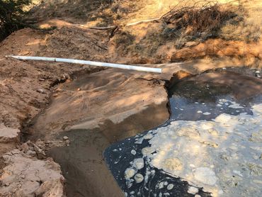 pond dredge silt removal