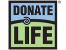 A logo of Donate Life