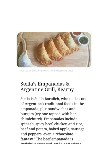 Beautiful small assortment of our famous empanadas