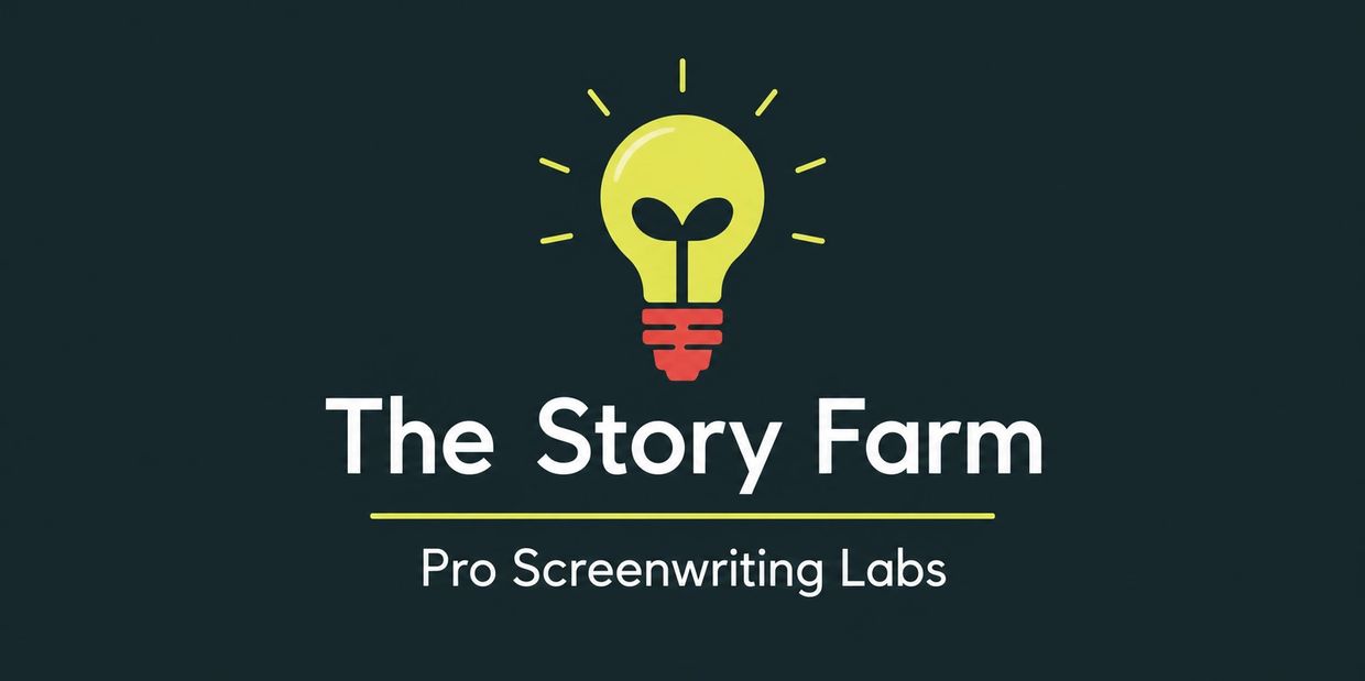 Logo of The Story Farm Pro Screenwriting Labs.