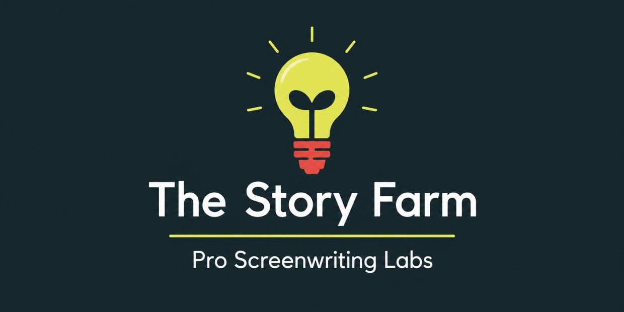 Logo of The Story Farm Pro Screenwriting Labs.