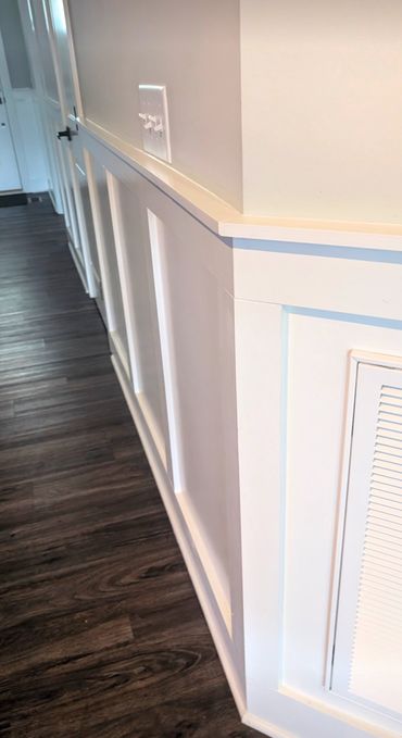New wainscotting!