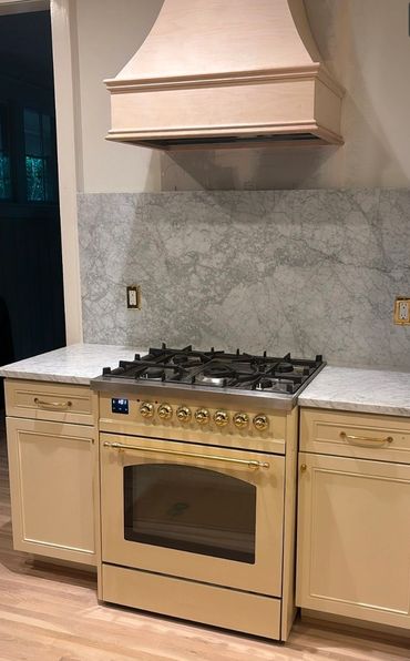 Custom range hood installation and venting!