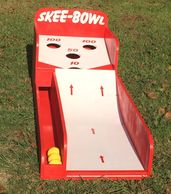Skee Bowl Carnival Game. Similar to Skee Ball