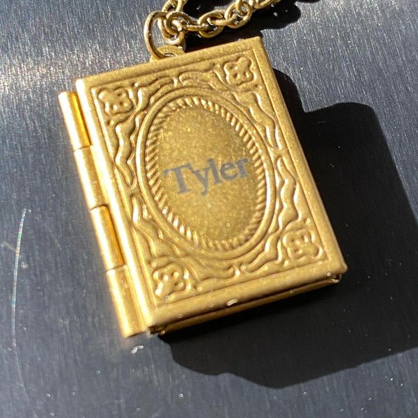 Locket Laser engraved