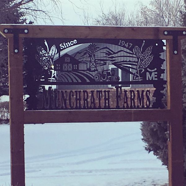 Large Farm and Residential Steel Powder coated Signs