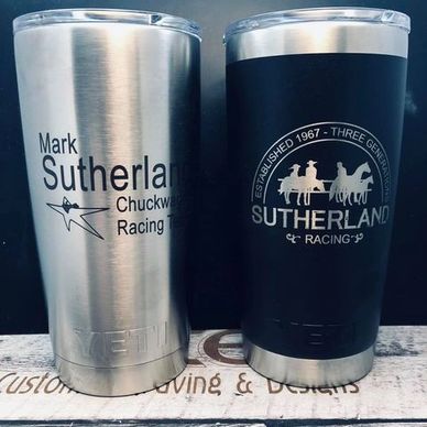 Yeti 20 oz. Rambler Laser Engraved Company Brand