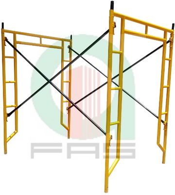 Andamio Estándar Abierto de 2.00 mts de alto x 1.56 mts de ancho x 2.13 mts de apertura.
Certificado