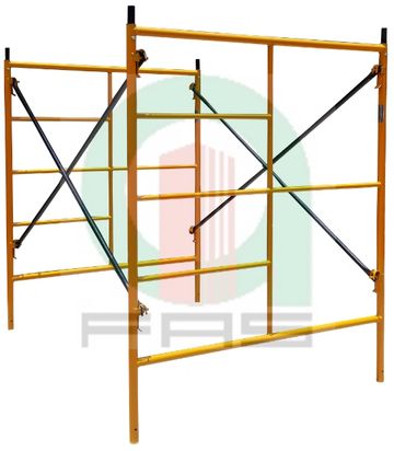 Andamio Estándar de 2.00 mts de alto x 1.56 mts de ancho x 2.13 mts de apertura.
Certificado