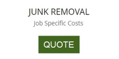 Job Removal - job specific costs quote botton