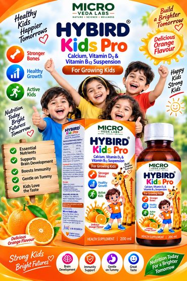 HYBIRD Kids Pro – (Orange Flavour )🌟
#hybirdkidspro