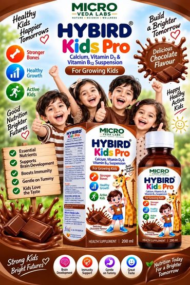HYBIRD Kids Pro – (chocolate Flavour )🌟
#hybirdkidspro