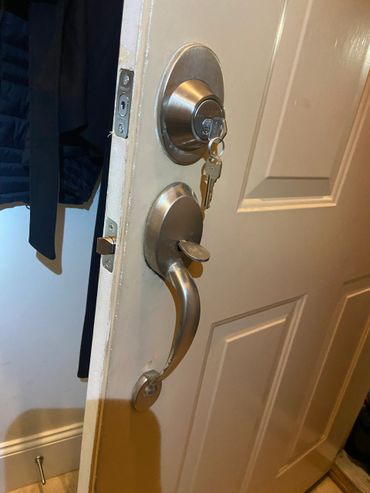Residential lock installation
